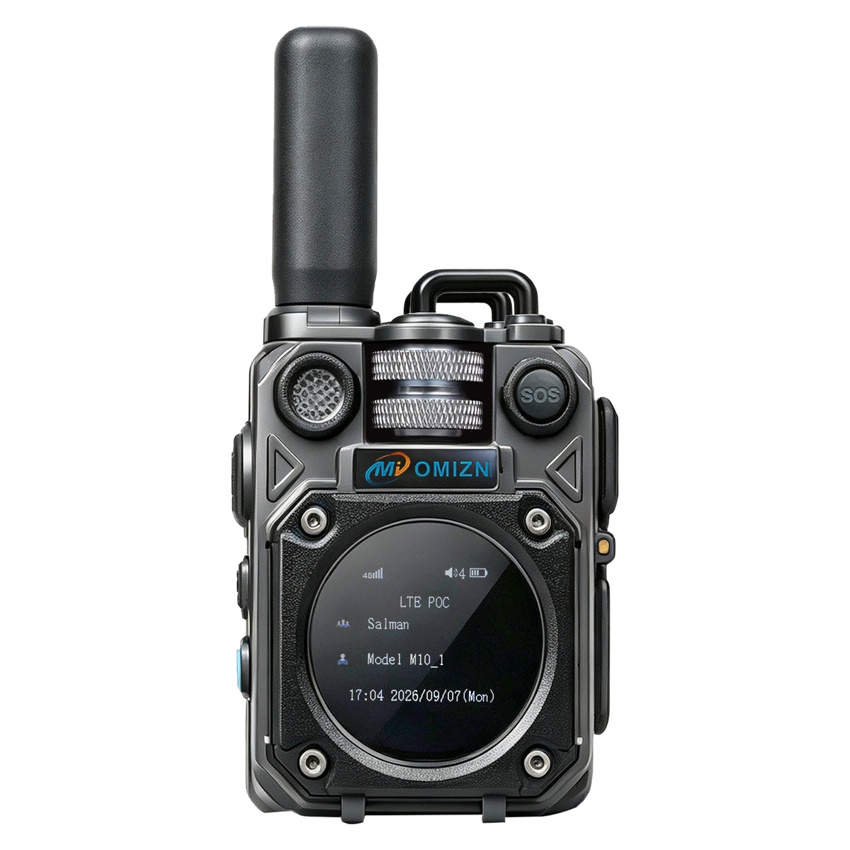 OMIZN M10 4G LTE Walkie Talkie – Comunicación de Larga Distancia +5,000 km, Sin Cuotas Mensuales