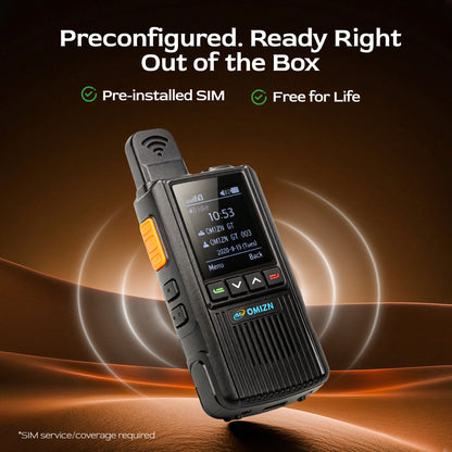 OMIZN G2 Classic Walkie-Talkie, Compacto, Resistente a los Golpes y con Sonido Potente