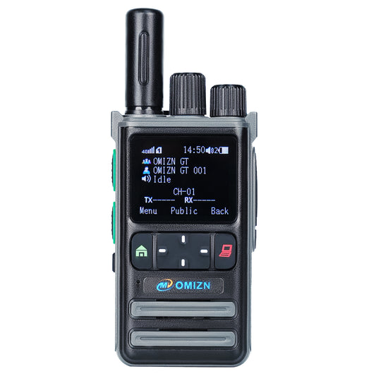 OMIZN X2 4G LTE PoC Walkie Talkie with SIM Card – Long Range Two-Way Radio