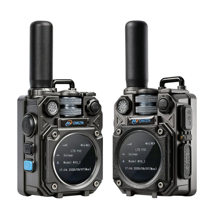 OMIZN M10 4G LTE Walkie Talkie – Comunicación de Larga Distancia +5,000 km, Sin Cuotas Mensuales