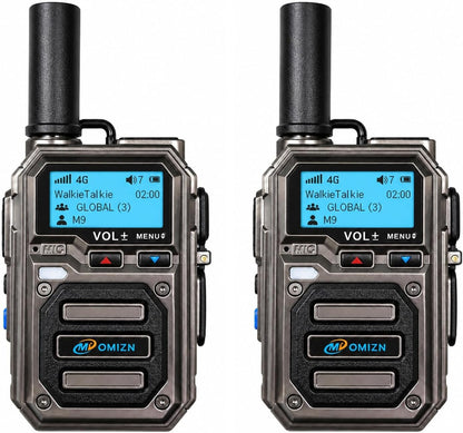OMIZN Global walkie talkie, M9 model, supports long-distance,intercom across the country, more than 5000 kilometers, no monthly fee