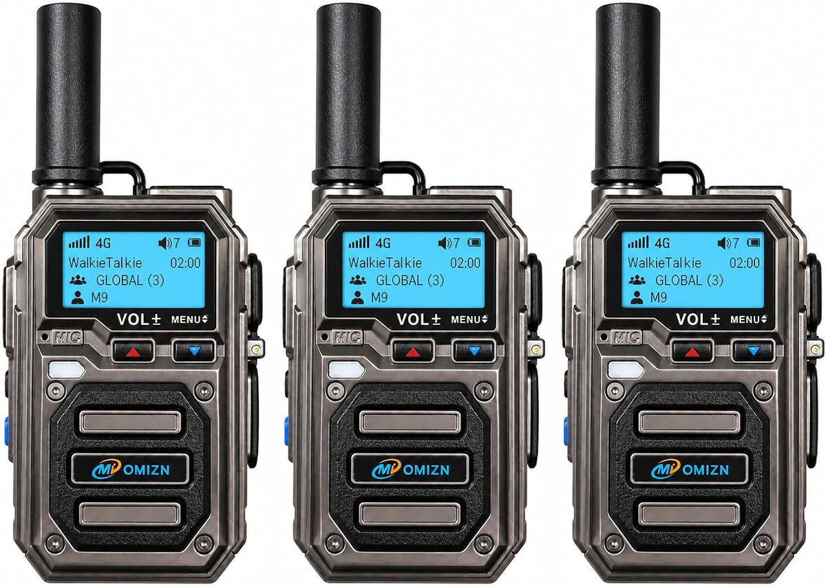 OMIZN Global walkie talkie, M9 model, supports long-distance,intercom across the country, more than 5000 kilometers, no monthly fee