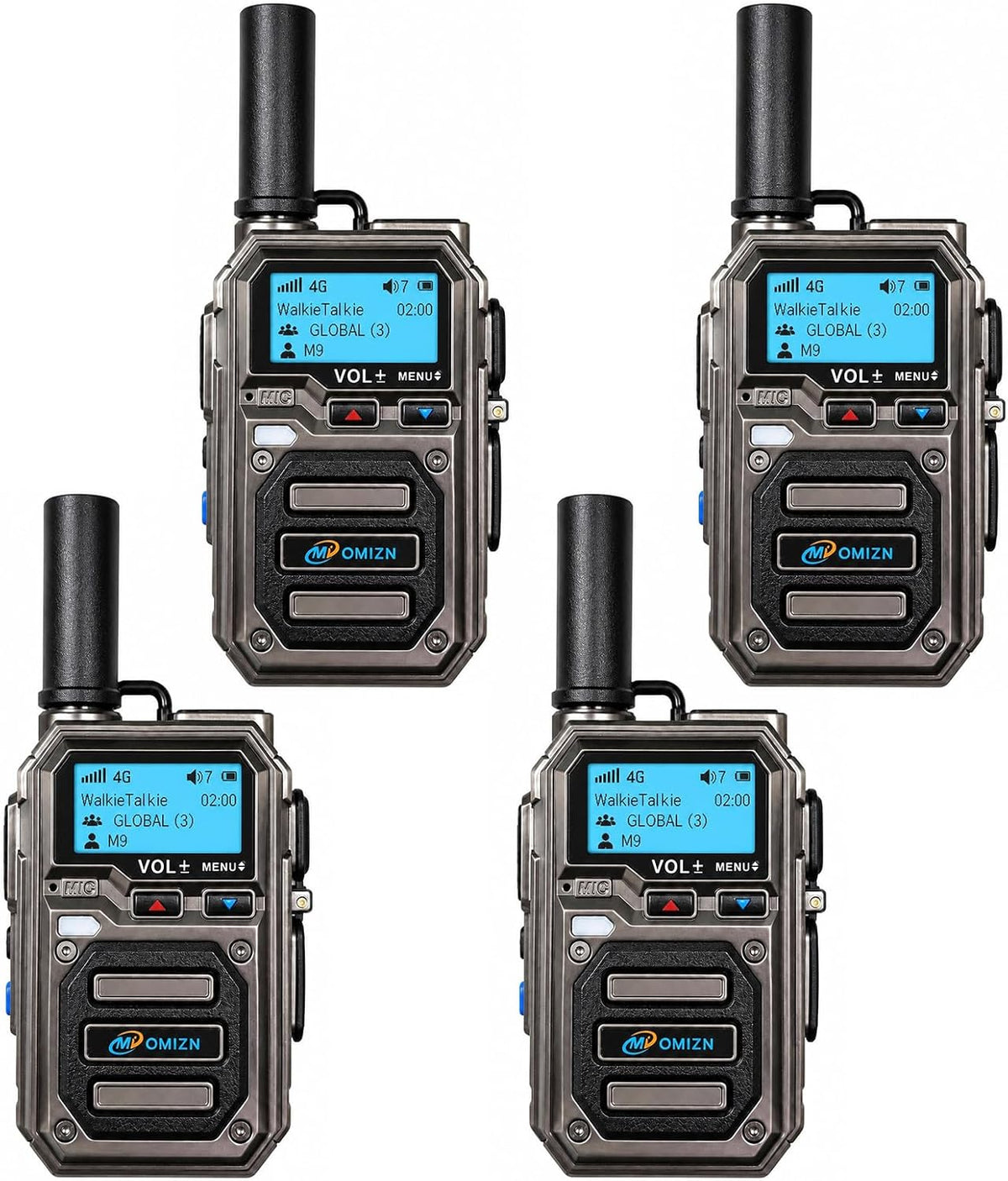 OMIZN Global walkie talkie, M9 model, supports long-distance,intercom across the country, more than 5000 kilometers, no monthly fee