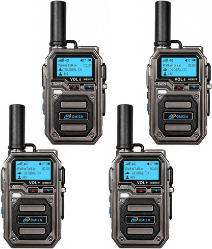 OMIZN Global walkie talkie, M9 model, supports long-distance,intercom across the country, more than 5000 kilometers, no monthly fee
