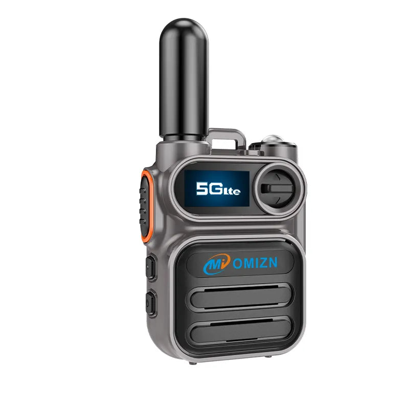 OMIZN M5 Walkie-Talkie Global – Intercomunicador de Red Pública con Cobertura Nacional e Internacional y Alcance de hasta 5000 km