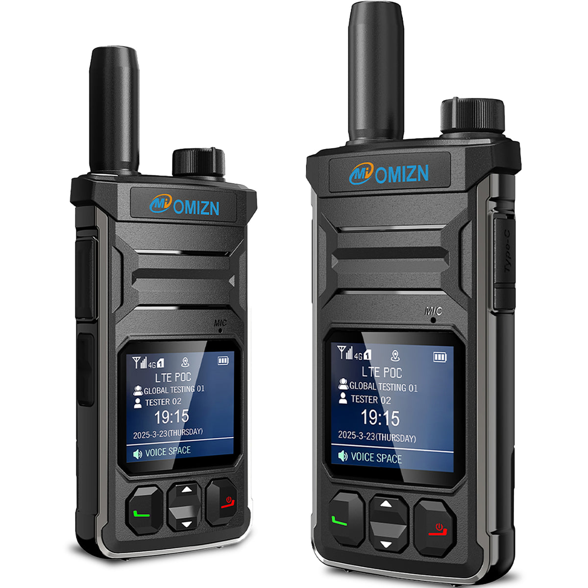 OMIZN T6 4G POC Walkie Talkie with SIM Card Unlimited Range Available Worldwide Cellular