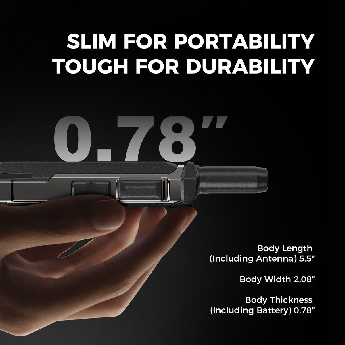 OMIZN T6 4G POC Walkie Talkie with SIM Card Unlimited Range Available Worldwide Cellular