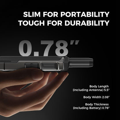 OMIZN T6 4G POC Walkie Talkie with SIM Card Unlimited Range Available Worldwide Cellular