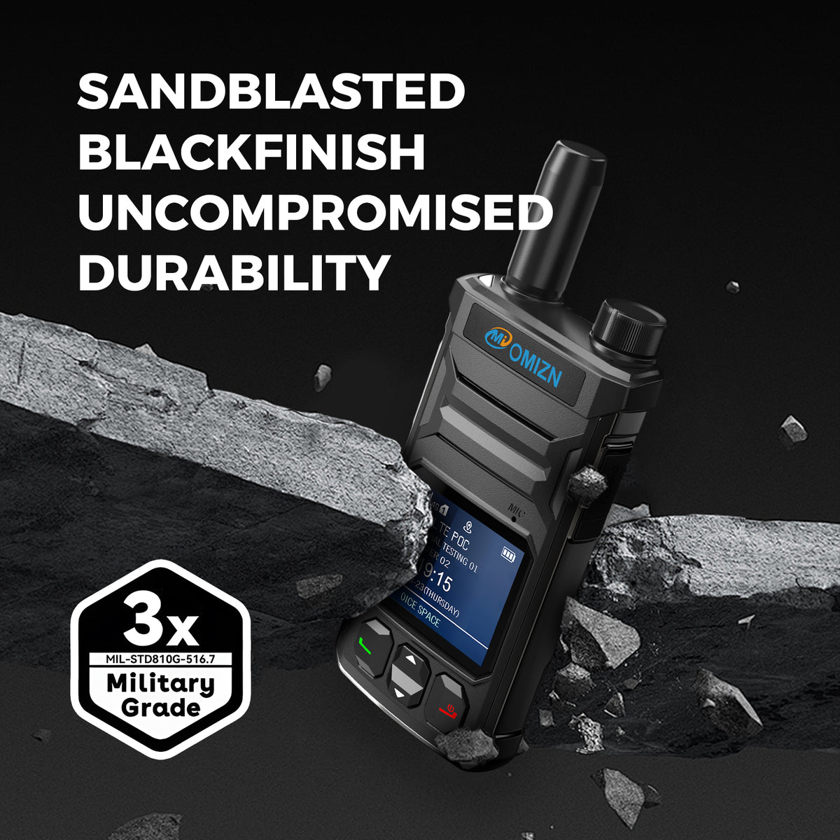 OMIZN T6 4G POC Walkie Talkie with SIM Card Unlimited Range Available Worldwide Cellular