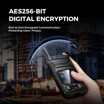 OMIZN T6 4G POC Walkie Talkie with SIM Card Unlimited Range Available Worldwide Cellular